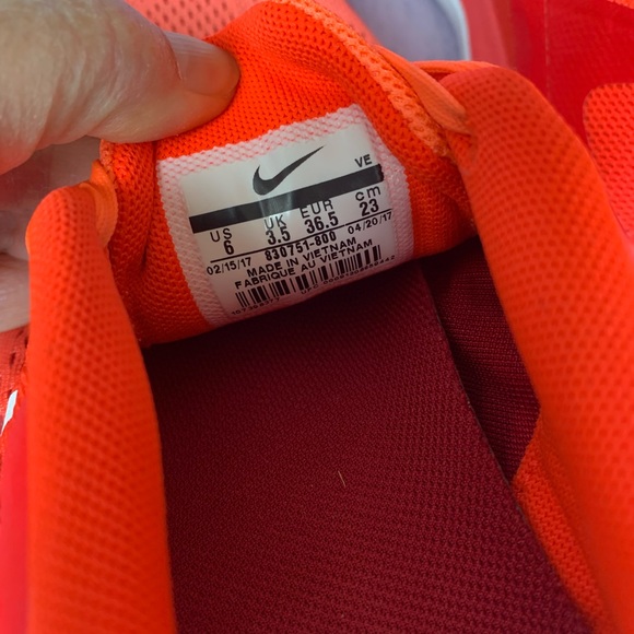 🥳🎀 Host Pick 🎀🥳 Nike Womens Flex 2016 Red Orange Running Shoes Sneakers … - Picture 10 of 10